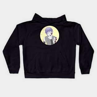 Hot anime boy Kids Hoodie